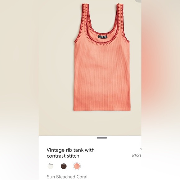 J. Crew  Ribbed Tank Top - Picture 2 of 3